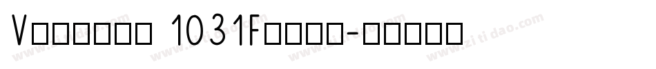 Version 1031Fonts字体转换